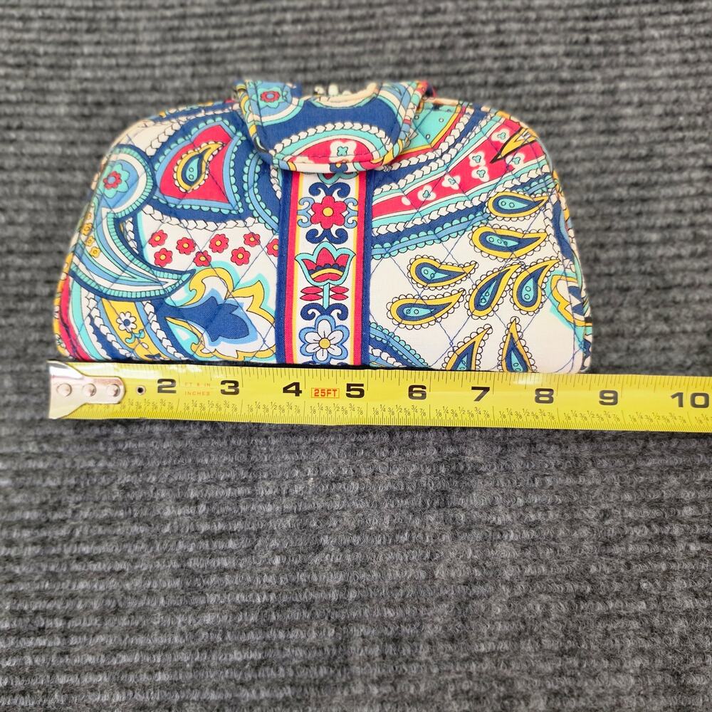 Vera Bradley Marina Paisley Kiss 'n Snap Folding Clutch Wallet - Picture 9 of 10